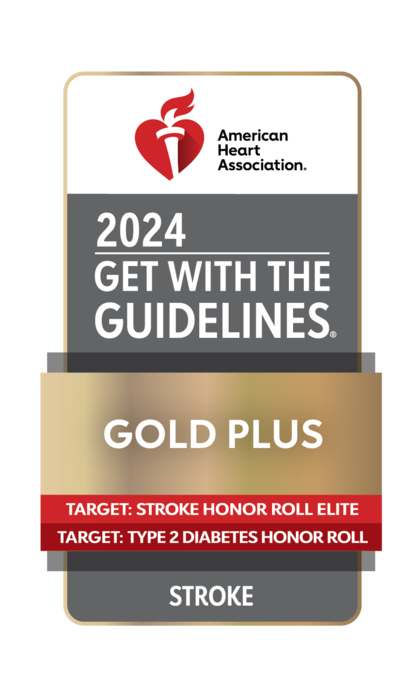 Get with the guidelines stroke gold plus logo