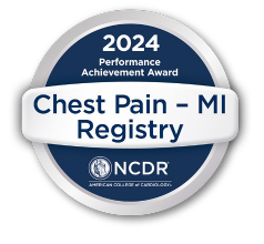 NCDR chest pain MI registry emblem